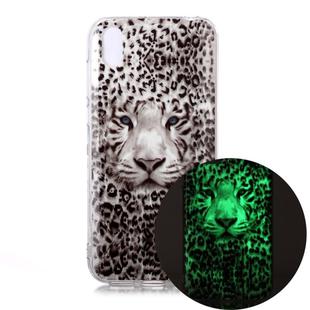 For Huawei Y5 (2019) Luminous TPU Soft Protective Case(Leopard Tiger)