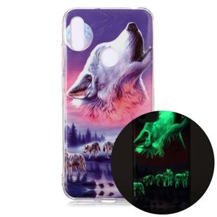 For Huawei Y6 (2019) Luminous TPU Soft Protective Case(Seven Wolves)
