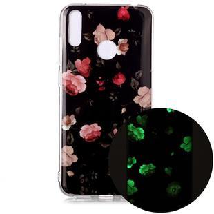 For Huawei Y7 (2019) Luminous TPU Soft Protective Case(Rose)