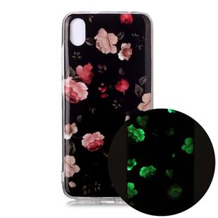 For Xiaomi Redmi 7A Luminous TPU Soft Protective Case(Rose)