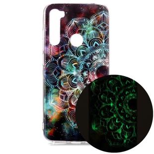 For Xiaomi Redmi Note 8 Luminous TPU Soft Protective Case(Mandala Flower)