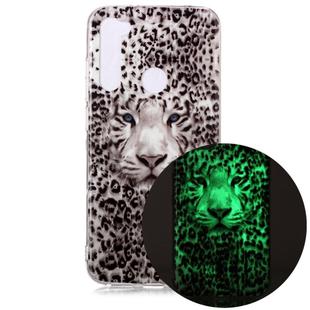 For Xiaomi Redmi Note 8 Luminous TPU Soft Protective Case(Leopard Tiger)