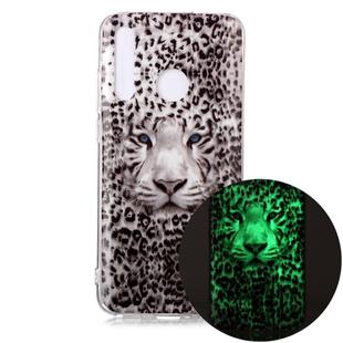 For Huawei Honor 10 Lite Luminous TPU Soft Protective Case(Leopard Tiger)