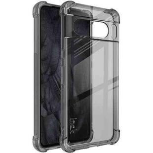For Google Pixel 8 Pro imak Shockproof Airbag TPU Phone Case(Transparent Black)