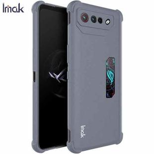 For Asus ROG Phone 7 Pro/Phone 7 Ultimate imak Shockproof Airbag TPU Phone Case(Matte Grey)