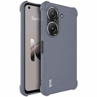 For Asus Zenfone 10 5G imak Shockproof Airbag TPU Phone Case(Matte Grey)