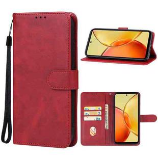 For vivo Y36 5G Leather Phone Case(Red)