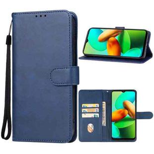 For vivo Y02t Leather Phone Case(Blue)