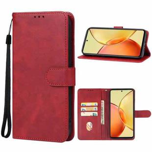 For vivo Y36 Russia Leather Phone Case(Red)