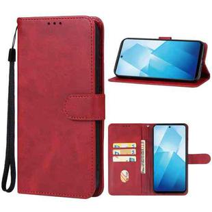 For vivo iQOO Z8 Leather Phone Case(Red)