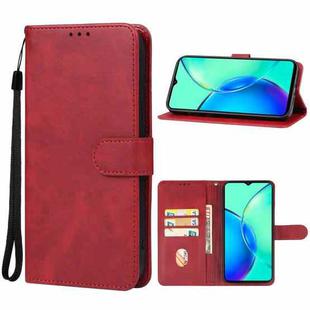 For vivo Y17s Leather Phone Case(Red)