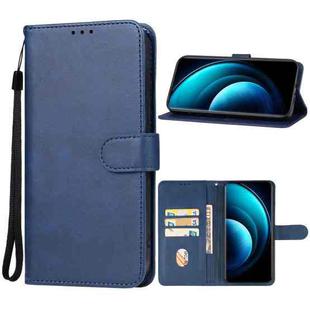 For vivo X100 Leather Phone Case(Blue)