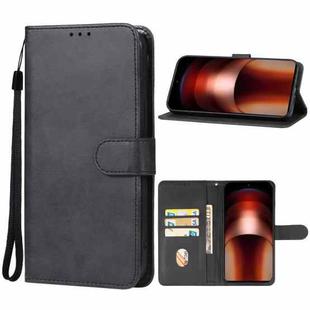 For vivo iQOO Neo9 Leather Phone Case(Black)