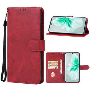 For vivo V30 Leather Phone Case(Red)