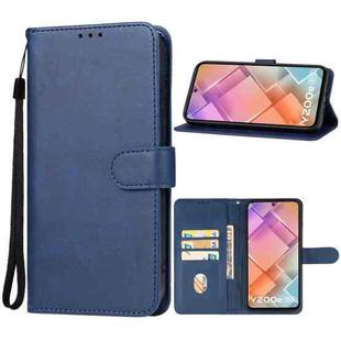 For vivo Y200e India/Y100 5G IDN/V30 Lite 5G India Leather Phone Case(Blue)