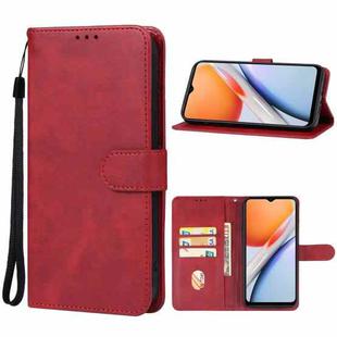 For vivo Y28 5G Leather Phone Case(Red)