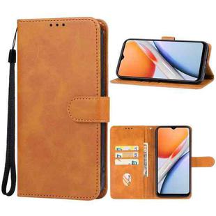 For vivo Y28 5G Leather Phone Case(Brown)