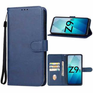 For vivo iQOO Z9 Turbo Leather Phone Case(Blue)
