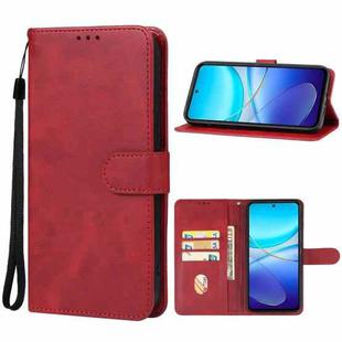 For vivo V40 SE Leather Phone Case(Red)