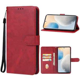 For vivo X60t Pro+ Leather Phone Case(Red)