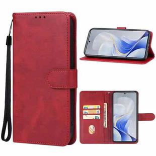 For vivo S19 Leather Phone Case(Red)