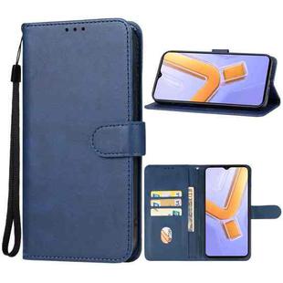 For vivo Y28s Leather Phone Case(Blue)