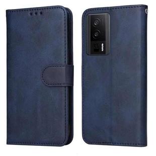 For Xiaomi Redmi K60 / K60 Pro Classic Calf Texture Flip Leather Phone Case(Blue)