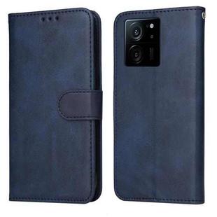 For Xiaomi 13T / Redmi K60 Ultra Classic Calf Texture Flip Leather Phone Case(Blue)