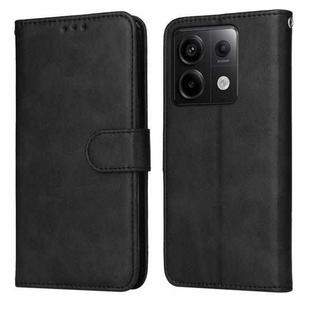 For Xiaomi Redmi Note13 Pro 5G Global Classic Calf Texture Flip Leather Phone Case(Black)