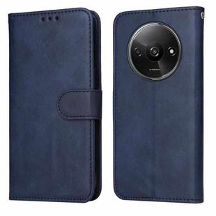 For Xiaomi Redmi A3 Classic Calf Texture Flip Leather Phone Case(Blue)