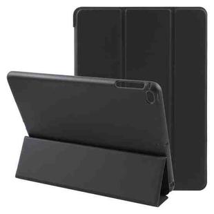 For iPad 9.7 2018 & 2017 / Air / Air2 GEBEI 3-folding Holder Shockproof Flip Leather Tablet Case(Black)