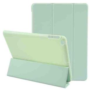 For iPad 9.7 2018 & 2017 / Air / Air2 GEBEI 3-folding Holder Shockproof Flip Leather Tablet Case(Green)