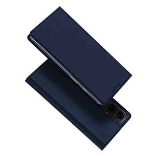 For Motorola Moto G04 / G24 / G24 Power DUX DUCIS Skin Pro Series Flip Leather Phone Case(Blue)