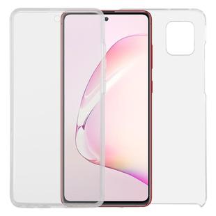 For Samsung Galaxy Note10 Lite PC+TPU Ultra-Thin Double-Sided All-Inclusive Transparent Mobile Phone Case