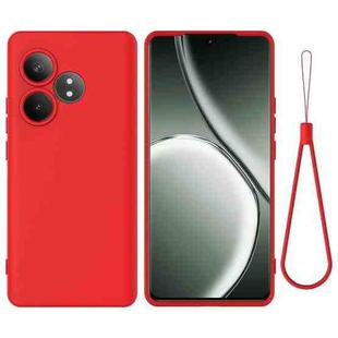 For Realme GT 6T / GT Neo6 / GT 6 Pure Color Liquid Silicone Shockproof Phone Case(Red)