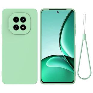 For Realme C63 5G / V60 5G Pure Color Liquid Silicone Shockproof Phone Case(Green)