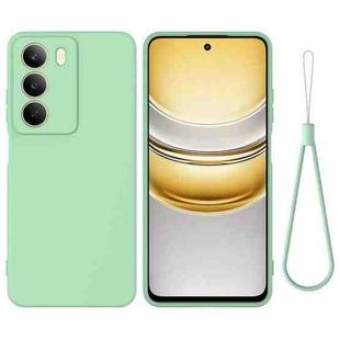 For Realm V70 / V70s 5G Pure Color Liquid Silicone Shockproof Phone Case(Green)