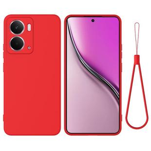 For Realme P3 5G / Narzo 80x 5G Pure Color Liquid Silicone Shockproof Phone Case(Red)