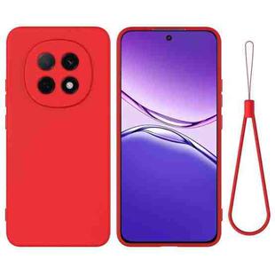 For OPPO F29 Pro 5G Pure Color Liquid Silicone Shockproof Phone Case(Red)