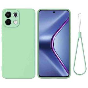 For OPPO K13 5G Solid Color Liquid Silicone Dropproof Full Coverage Phone Case(Green)