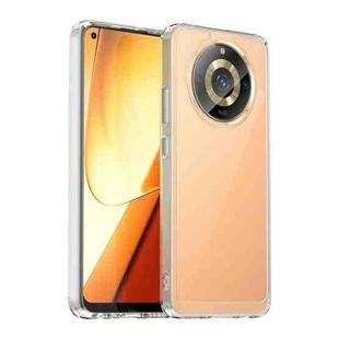 For Realme 11 5G Colorful Series Acrylic + TPU Phone Case(Transparent)