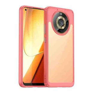 For Realme 11 5G Colorful Series Acrylic + TPU Phone Case(Red)