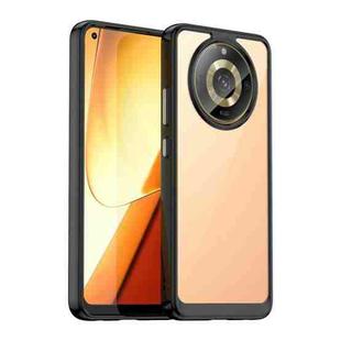 For Realme Narzo 60 Colorful Series Acrylic + TPU Phone Case(Black)