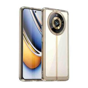 For Realme Narzo 60 Pro 5G Colorful Series Acrylic Hybrid TPU Phone Case(Transparent Grey)