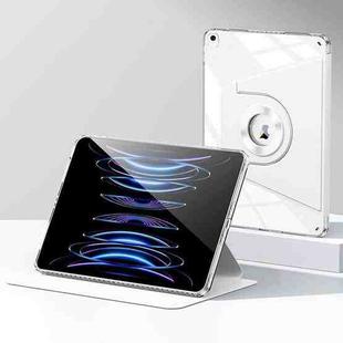 For iPad 10.2 2021 / 2020 / 10.5 Magnetic Split Leather Smart Tablet Case(White)