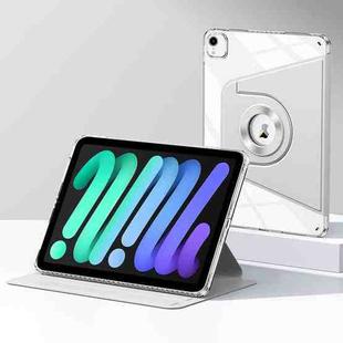 For iPad mini 6 Magnetic Split Leather Smart Tablet Case(Grey)
