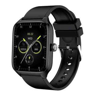 T19 Pro 1.96 inch IP67 Waterproof Silicone Band Smart Watch, Supports Dual-mode Bluetooth Call / Heart Rate Monitoring(Black)