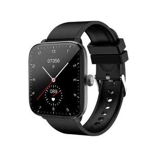 T20 1.96 inch IP67 Waterproof Silicone Band Smart Watch, Supports Dual-mode Bluetooth Call / Heart Rate Monitoring(Black)