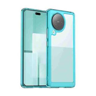 For Xiaomi Civi 3 Colorful Series Acrylic Hybrid TPU Phone Case(Transparent Blue)