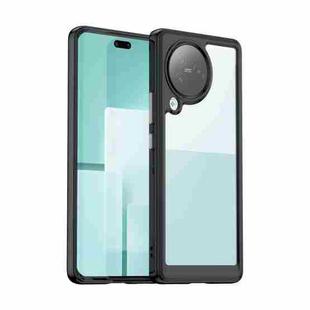 For Xiaomi Civi 3 Colorful Series Acrylic Hybrid TPU Phone Case(Black)
